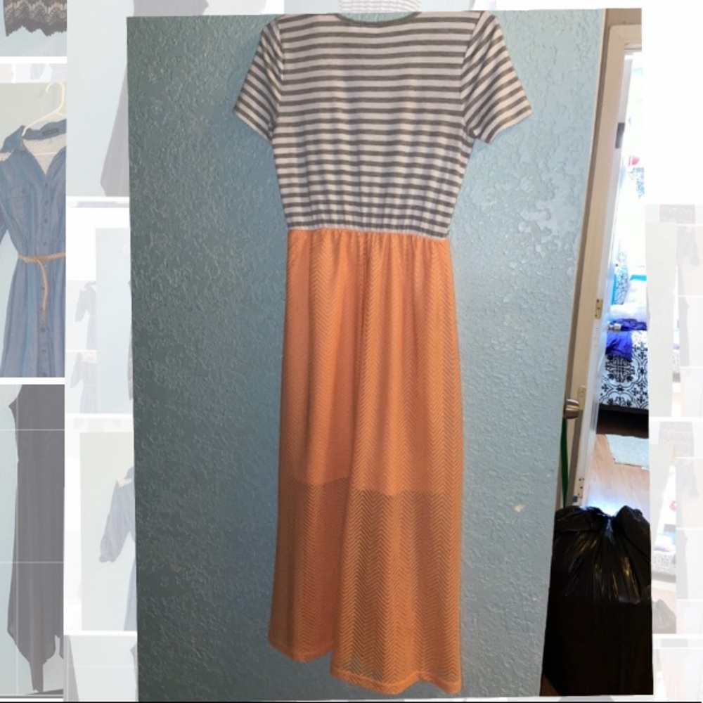 A long high low maxi dress